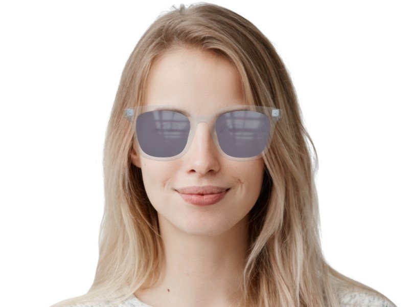 Brille mit Sonnenclip Crullé